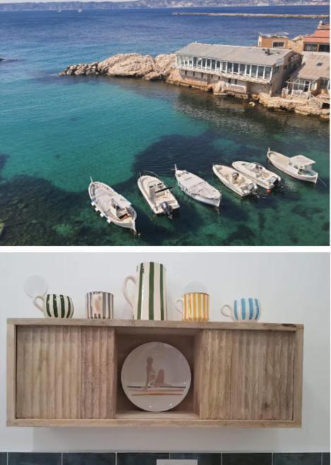 "La Baigneuse" Vallon Des Auffes 마르세유 외부 사진